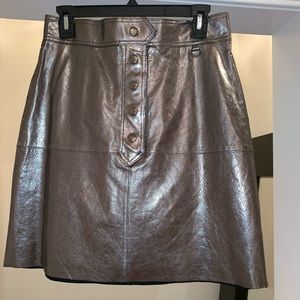 Zara faux leather skirt